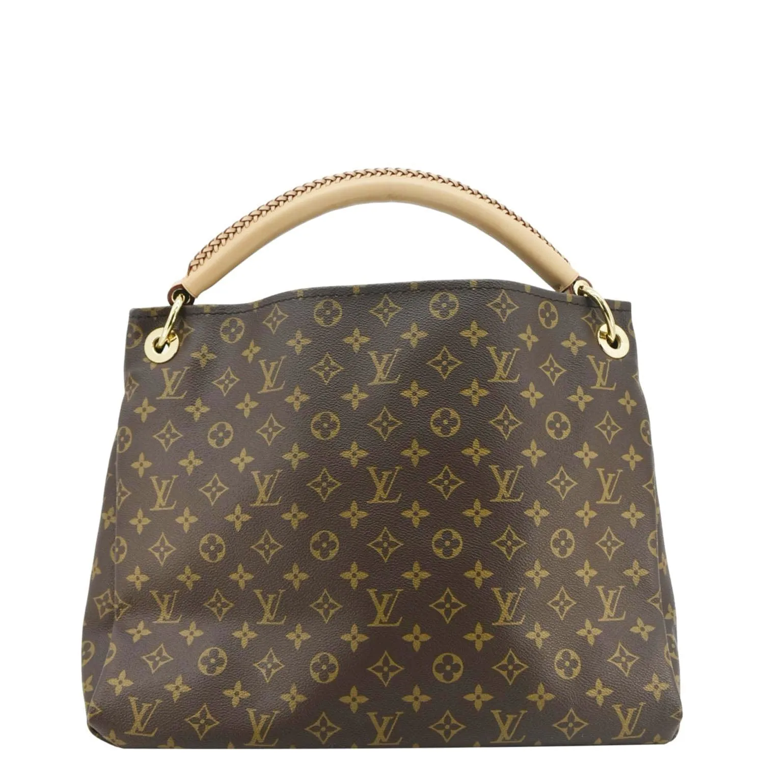 LOUIS VUITTON Artsy MM Monogram Canvas Hobo Bag Brown