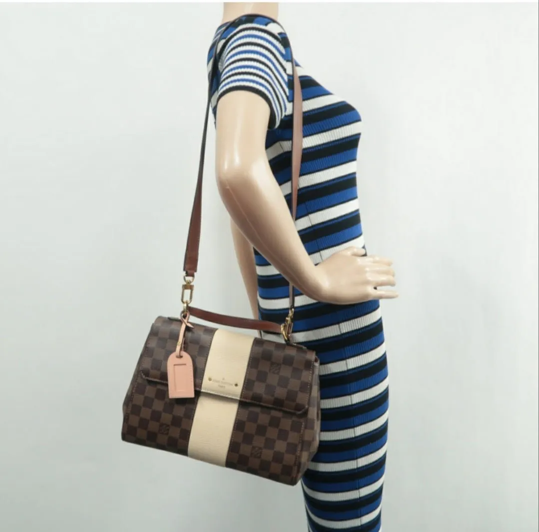 Louis Vuitton Bond Street Brown Damier Ebene Canvas Satchel Bag