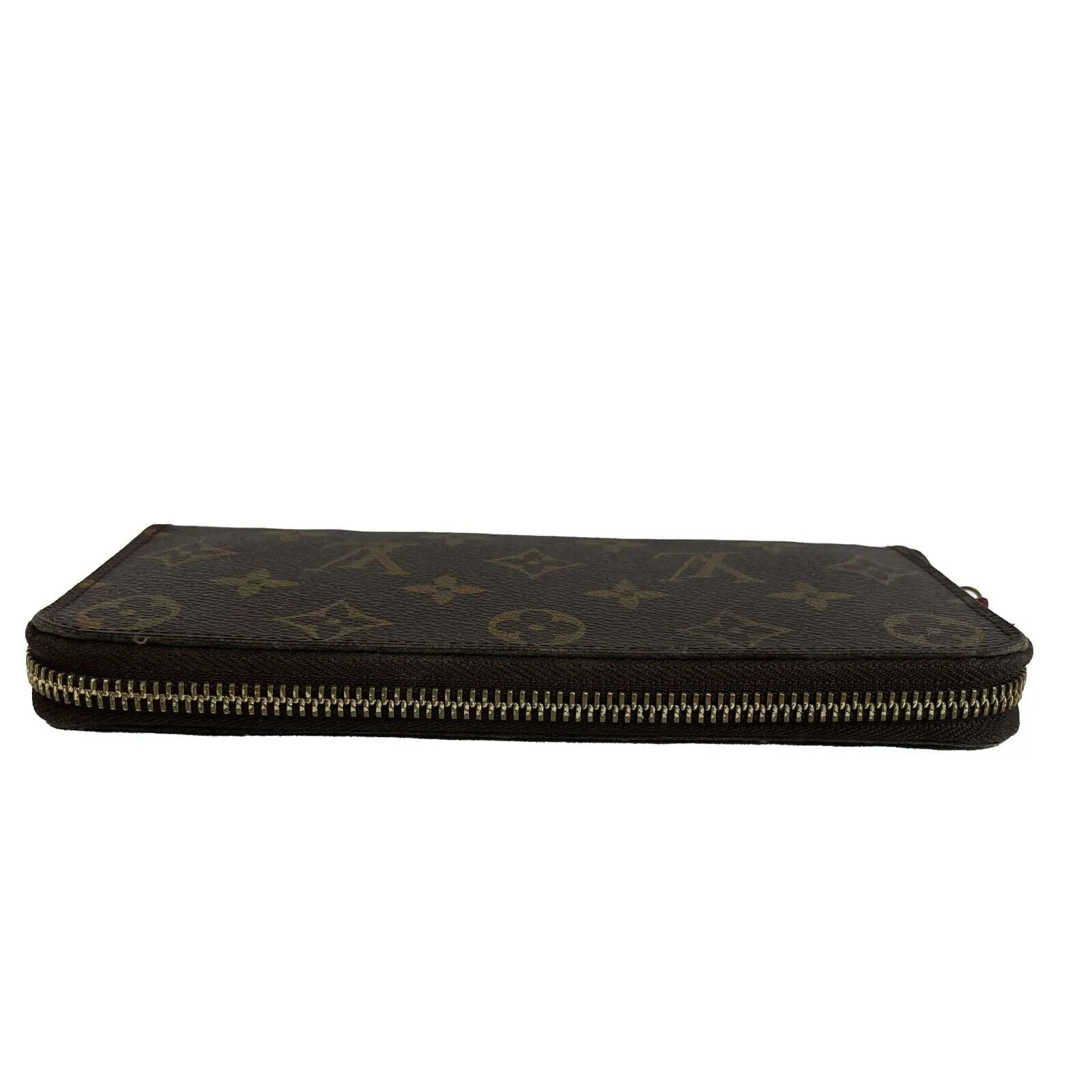 Louis Vuitton - Clemence Wallet - Brown Monogram Zip Around
