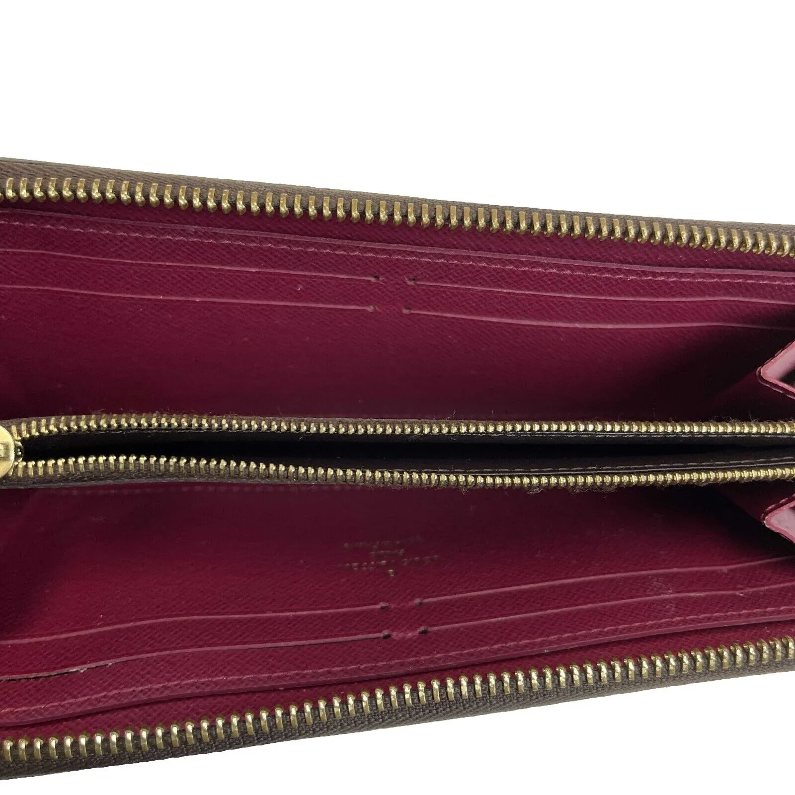 Louis Vuitton - Clemence Wallet - Brown Monogram Zip Around