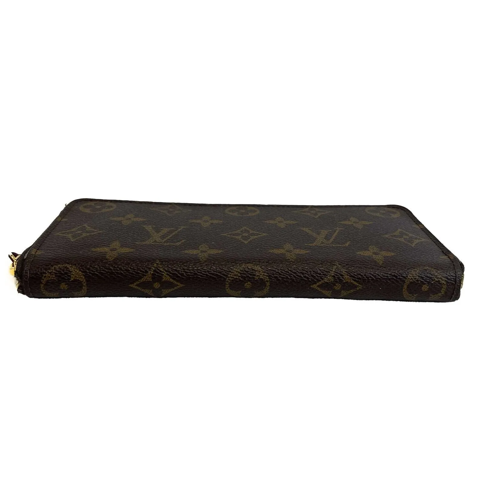 Louis Vuitton - Clemence Wallet - Brown Monogram Zip Around