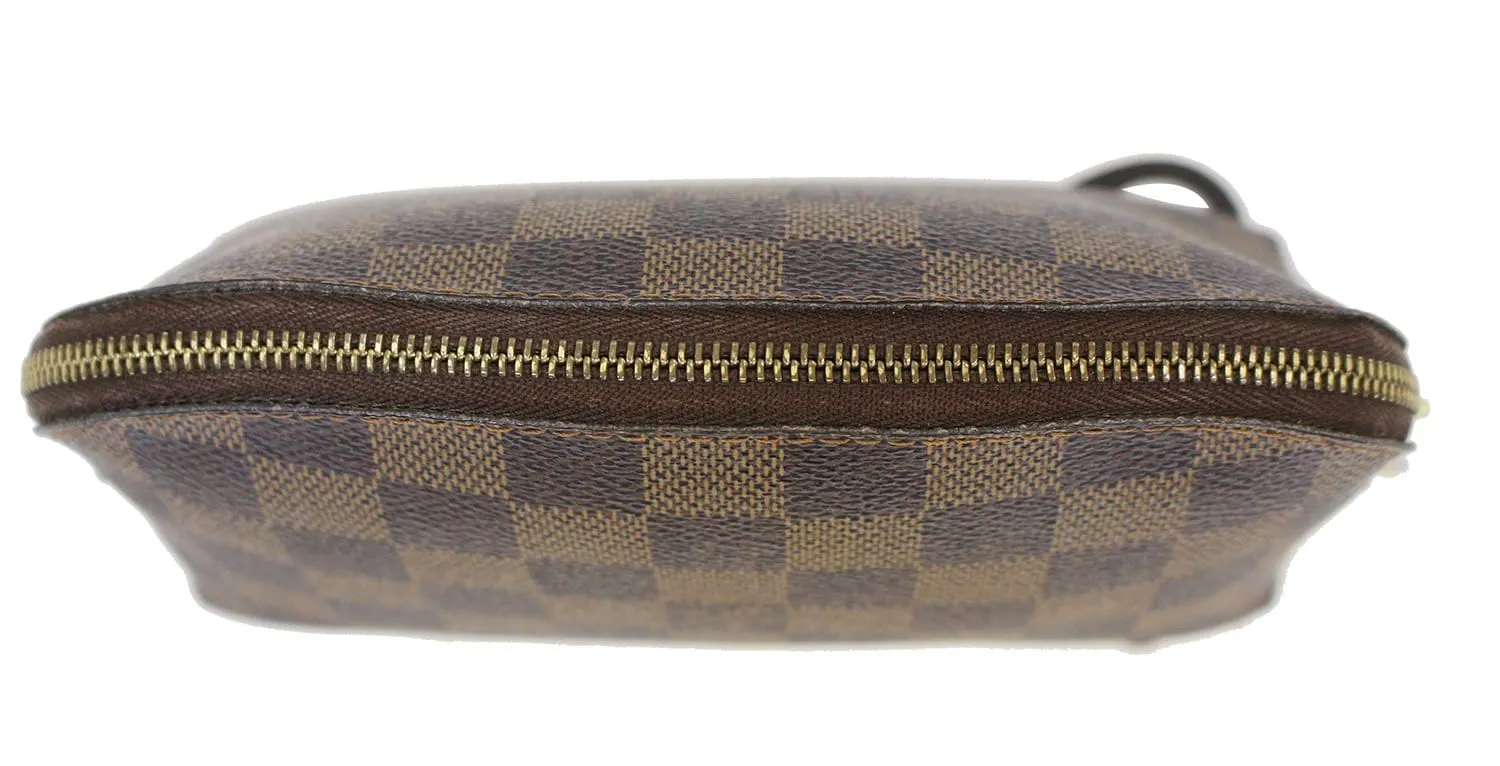 LOUIS VUITTON Damier Ebene Pochette Cosmetic Pouch