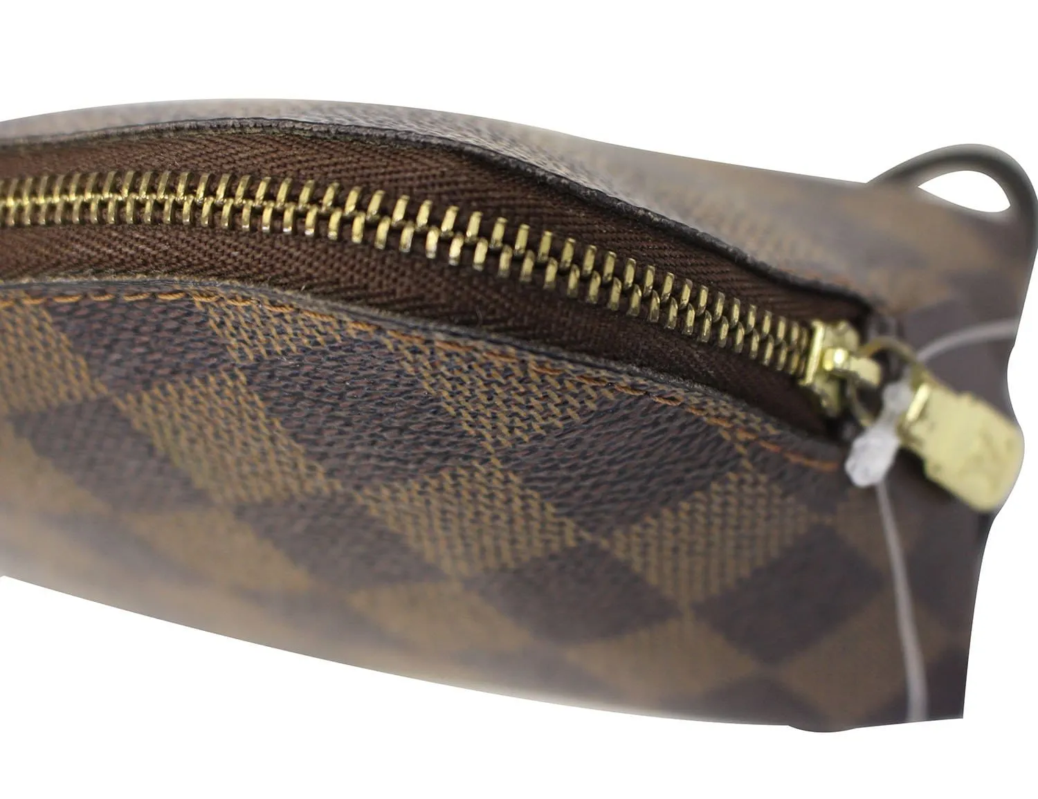 LOUIS VUITTON Damier Ebene Pochette Cosmetic Pouch