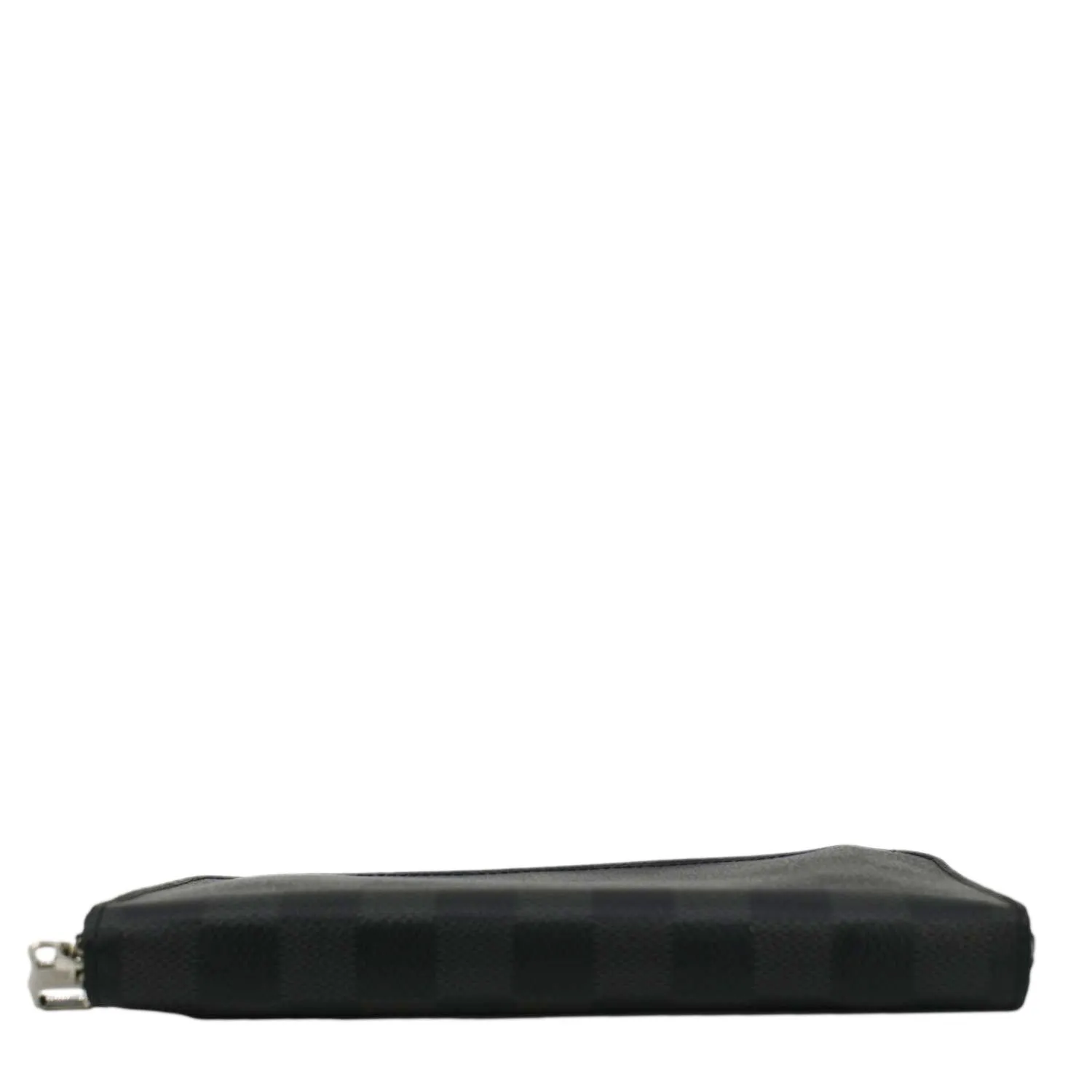 LOUIS VUITTON Damier Graphite Vertical Zippy Wallet Black