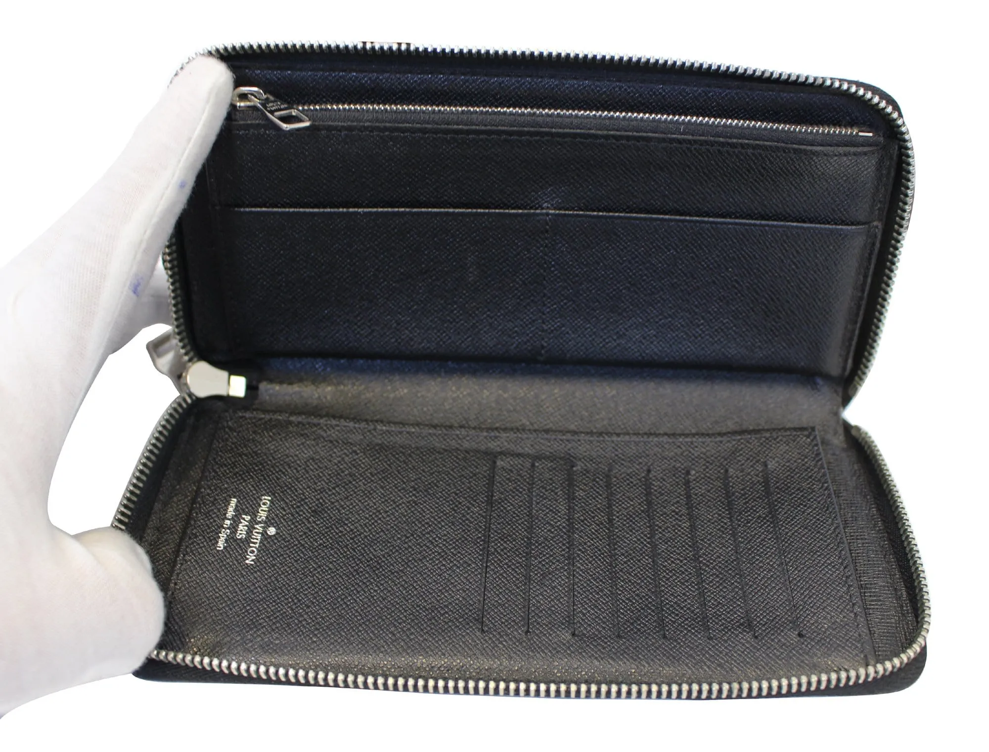 LOUIS VUITTON Damier Graphite Vertical Zippy Wallet