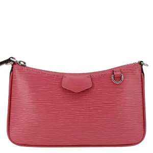Louis Vuitton Easy Pouch On Strap Epi Leather Shoulder Bag Pouch Pink
