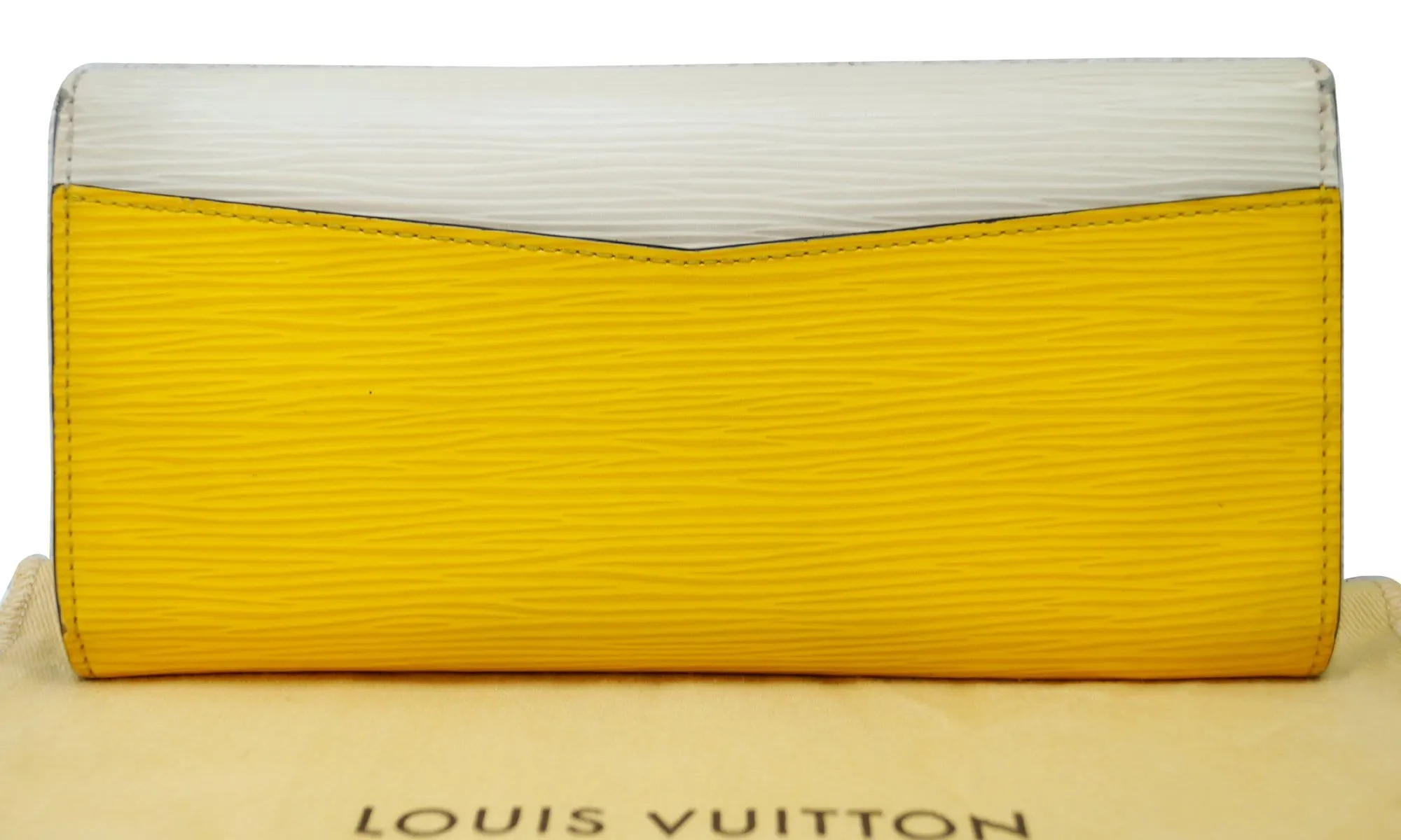 LOUIS VUITTON Epi Portefeuille Flore Long Wallet White Yellow - Final Call