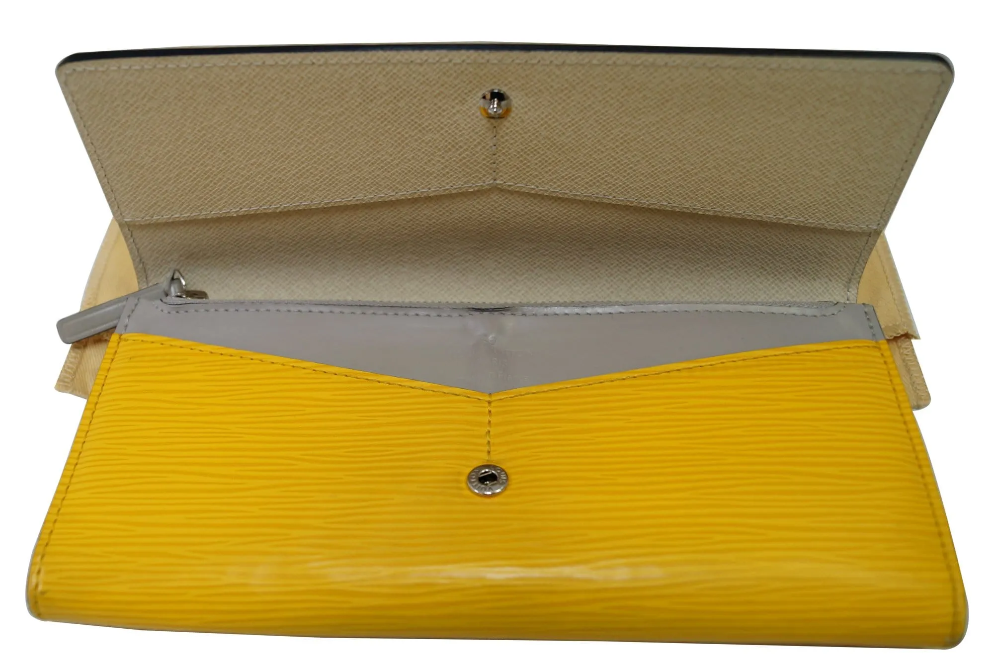 LOUIS VUITTON Epi Portefeuille Flore Long Wallet White Yellow - Final Call