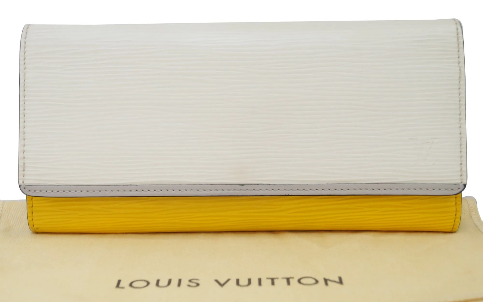 LOUIS VUITTON Epi Portefeuille Flore Long Wallet White Yellow - Final Call