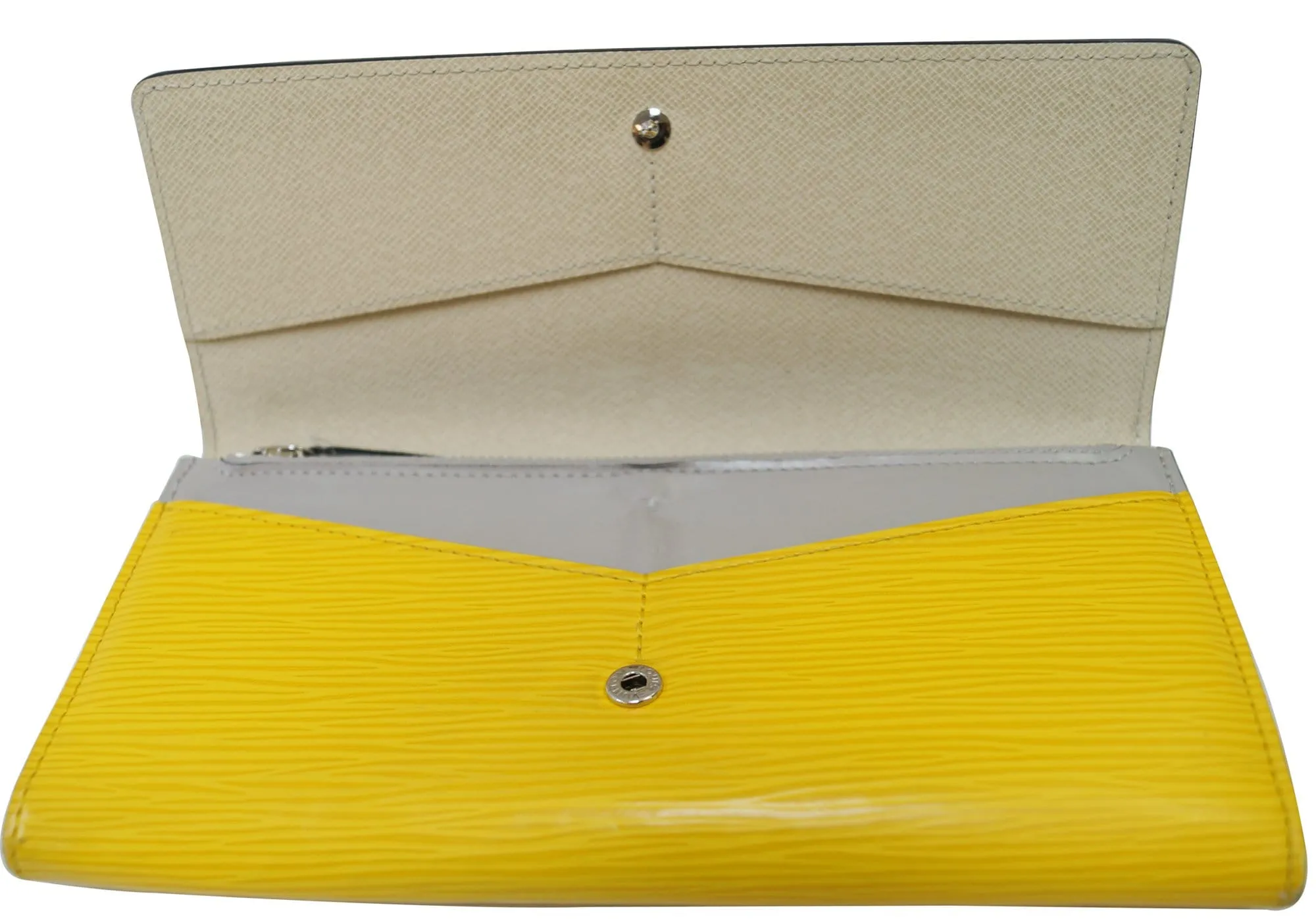 LOUIS VUITTON Epi Portefeuille Flore Long Wallet White Yellow - Final Call