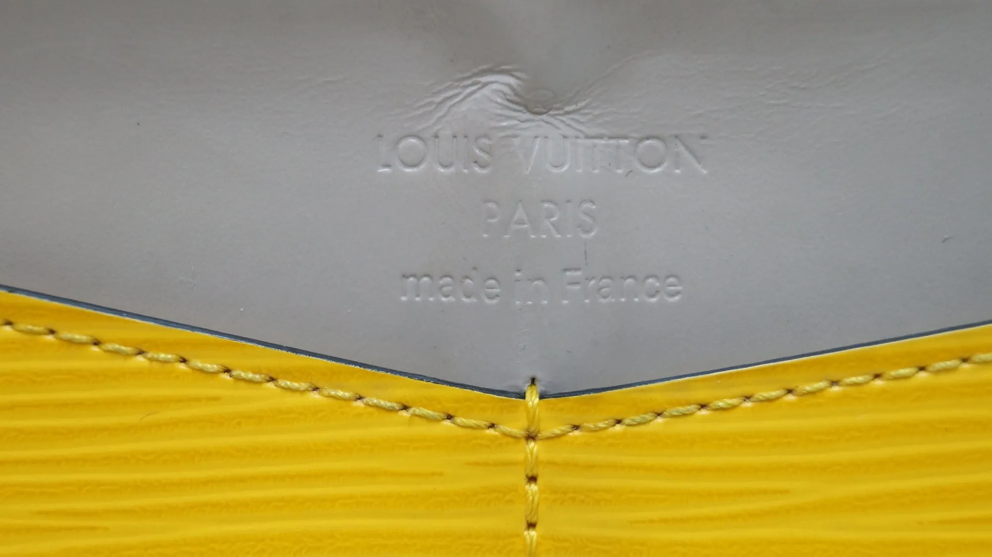 LOUIS VUITTON Epi Portefeuille Flore Long Wallet White Yellow - Final Call