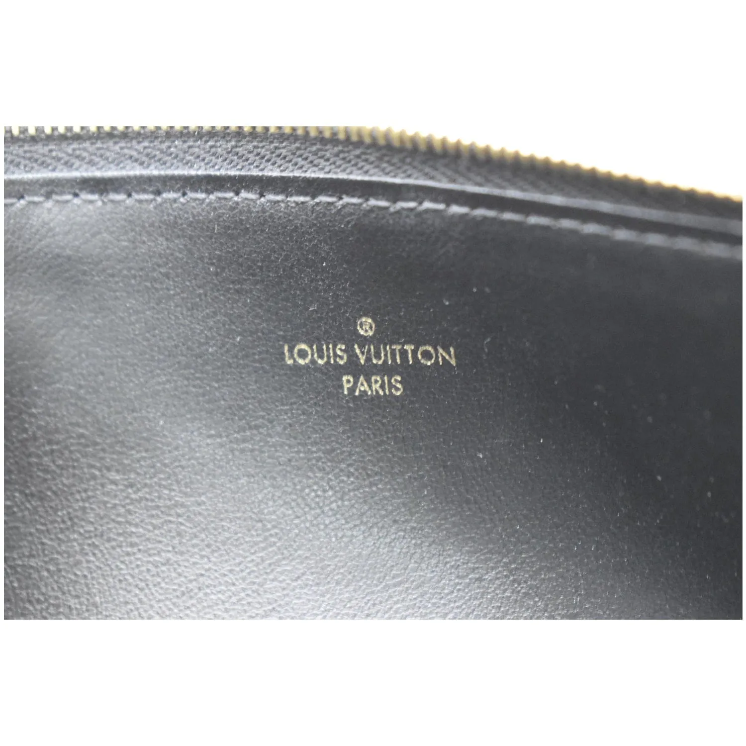 LOUIS VUITTON Felicie Pochette Insert Empreinte Zippy Wallet Bicolor