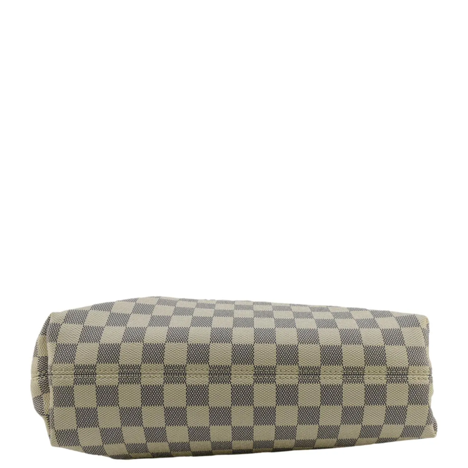 LOUIS VUITTON Graceful PM Damier Azur Shoulder Bag Rose Ballerine