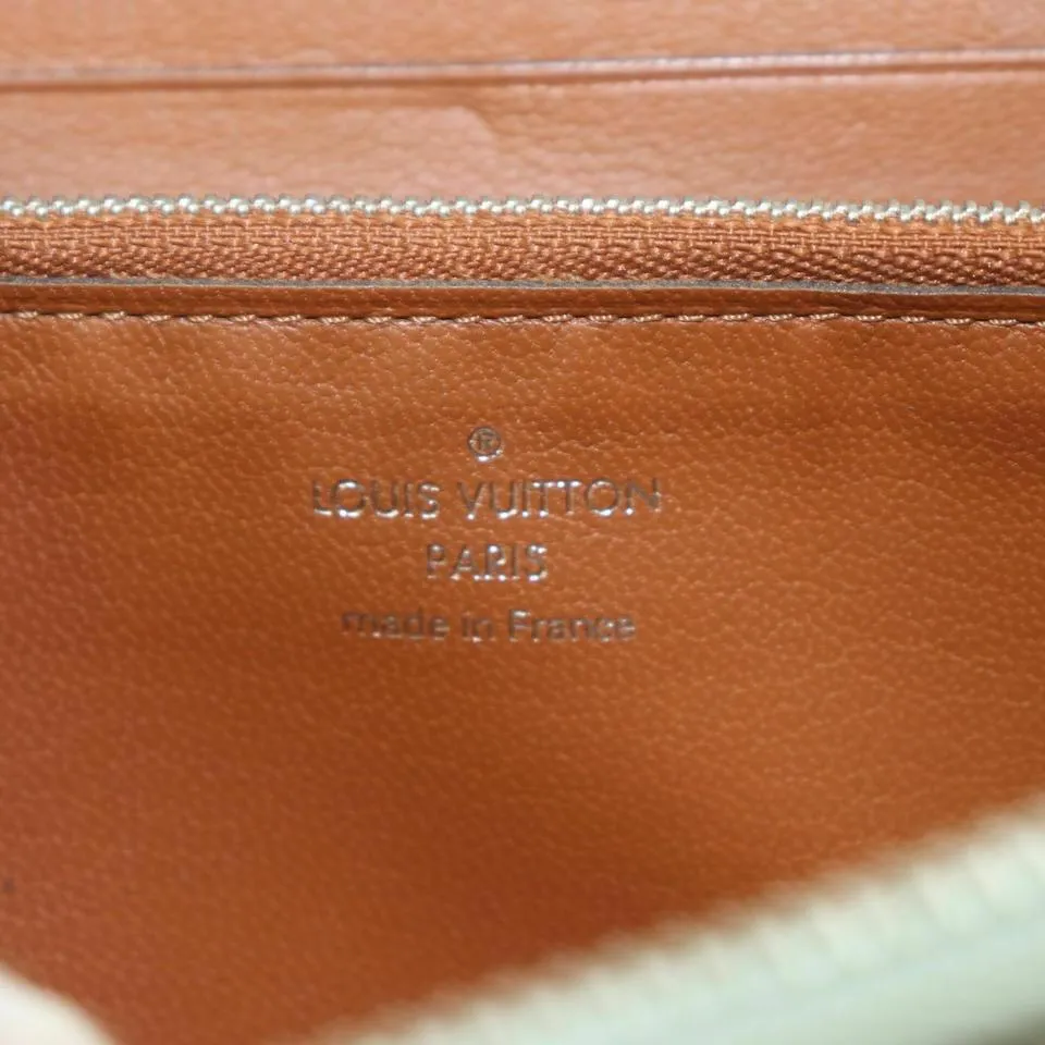 Louis Vuitton Light Blue Leather Articles de Voyage Zippy Wallet Zip Around 861160