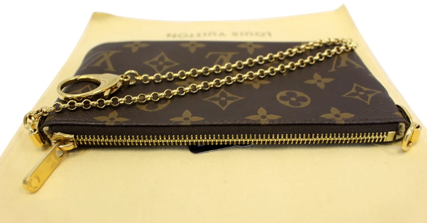 LOUIS VUITTON Monogram Canvas Pochette Milla MM Pouch