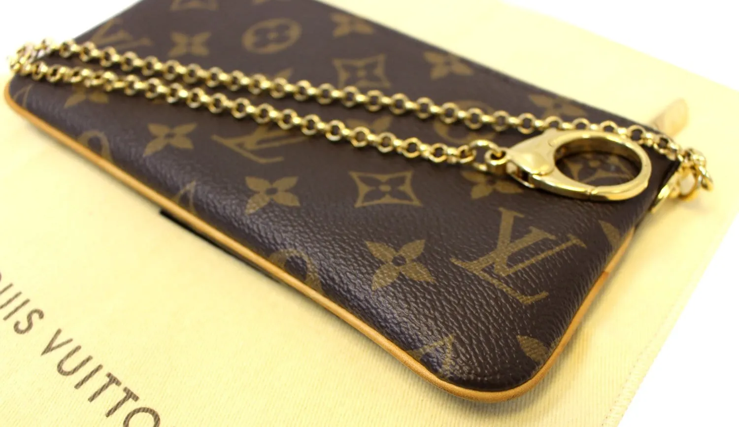 LOUIS VUITTON Monogram Canvas Pochette Milla MM Pouch
