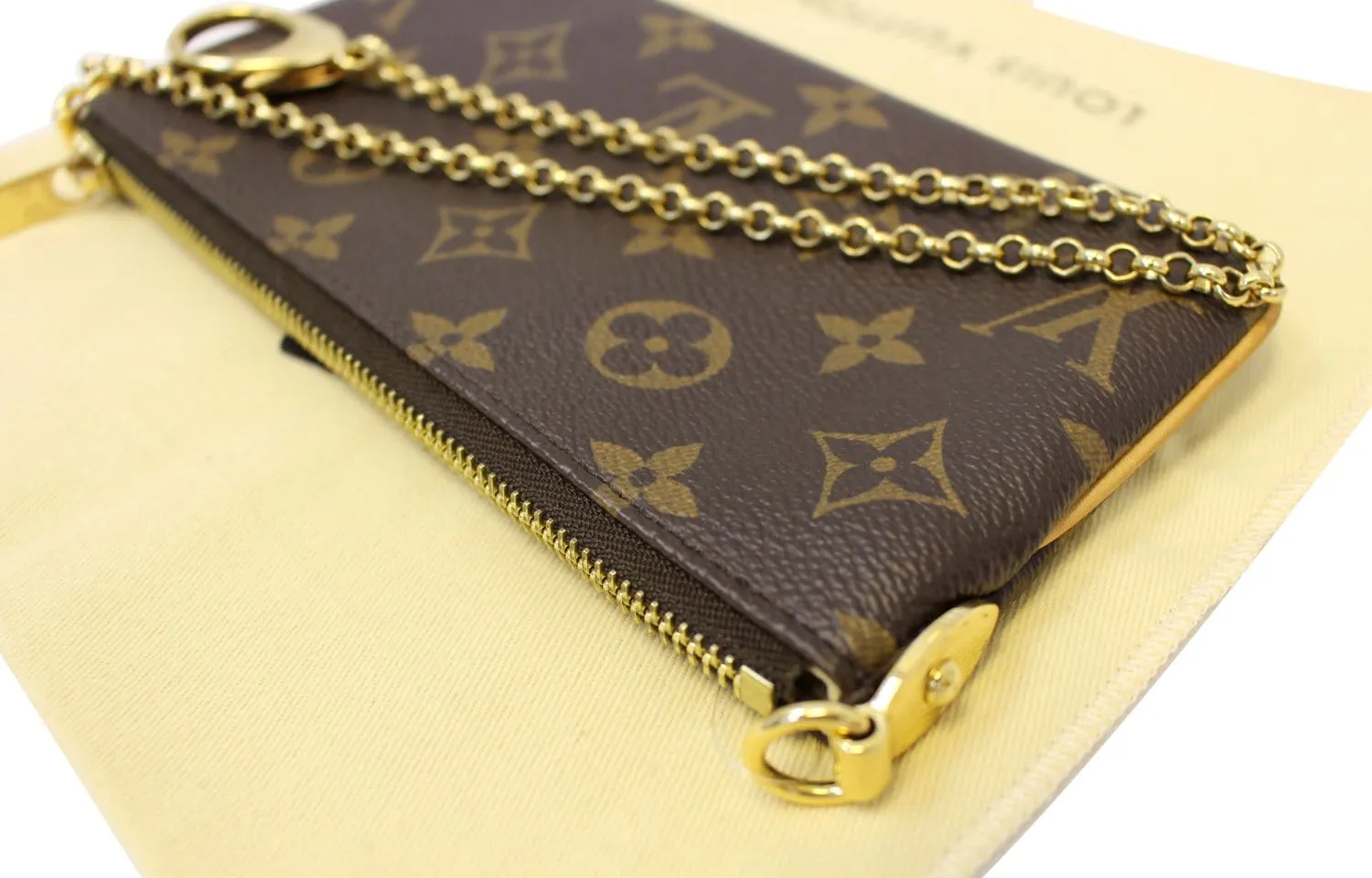 LOUIS VUITTON Monogram Canvas Pochette Milla MM Pouch