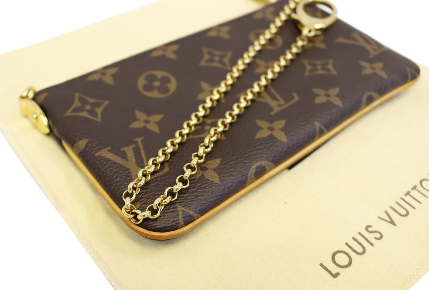 LOUIS VUITTON Monogram Canvas Pochette Milla MM Pouch