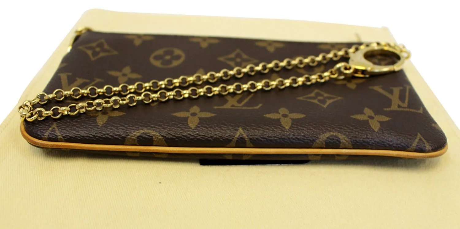 LOUIS VUITTON Monogram Canvas Pochette Milla MM Pouch
