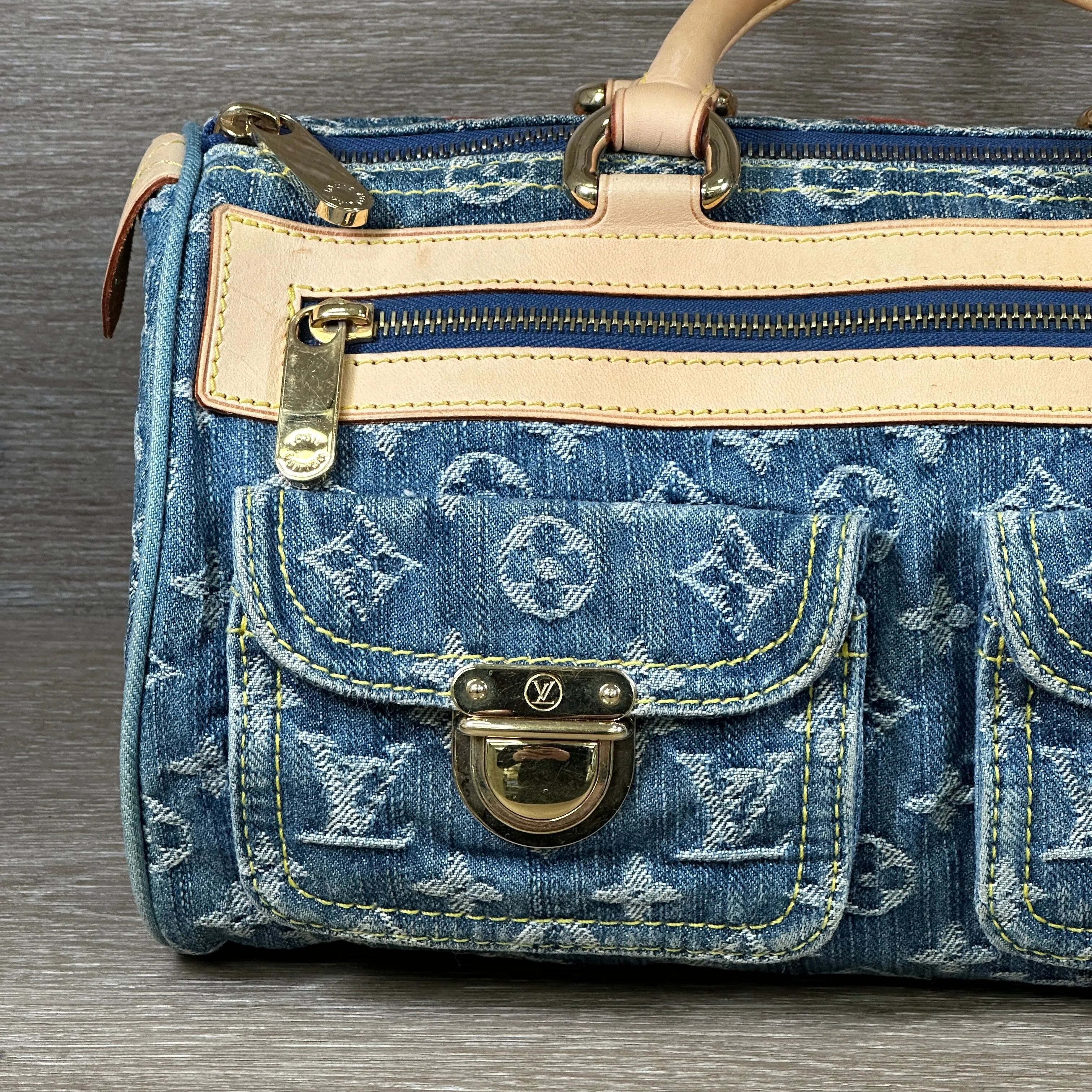 Louis Vuitton Neo Speedy - Blue Denim