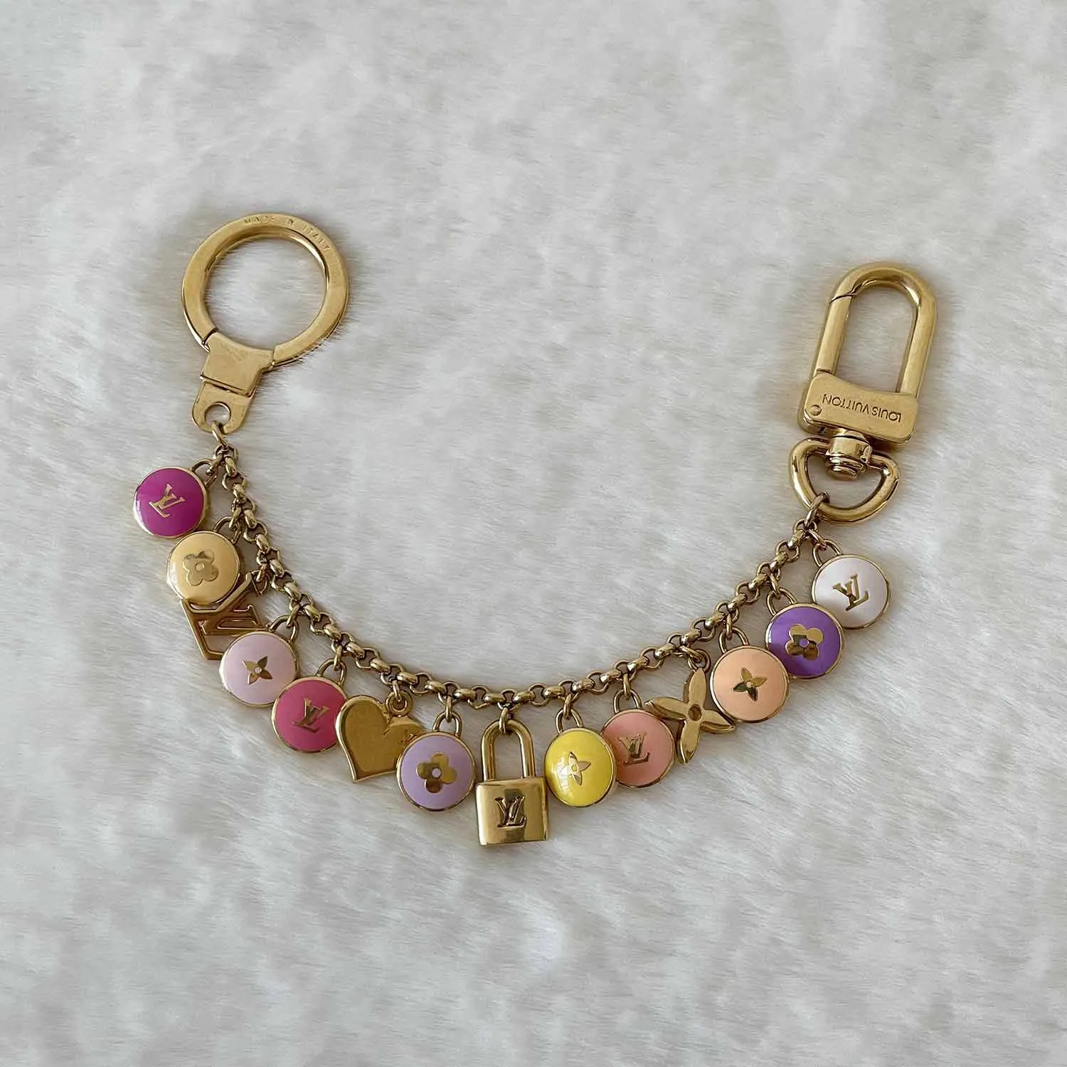 Louis Vuitton Pastilles Keychain Bag Charm