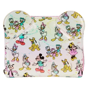 Loungefly Disney D100 AOP Zip Around Wallet