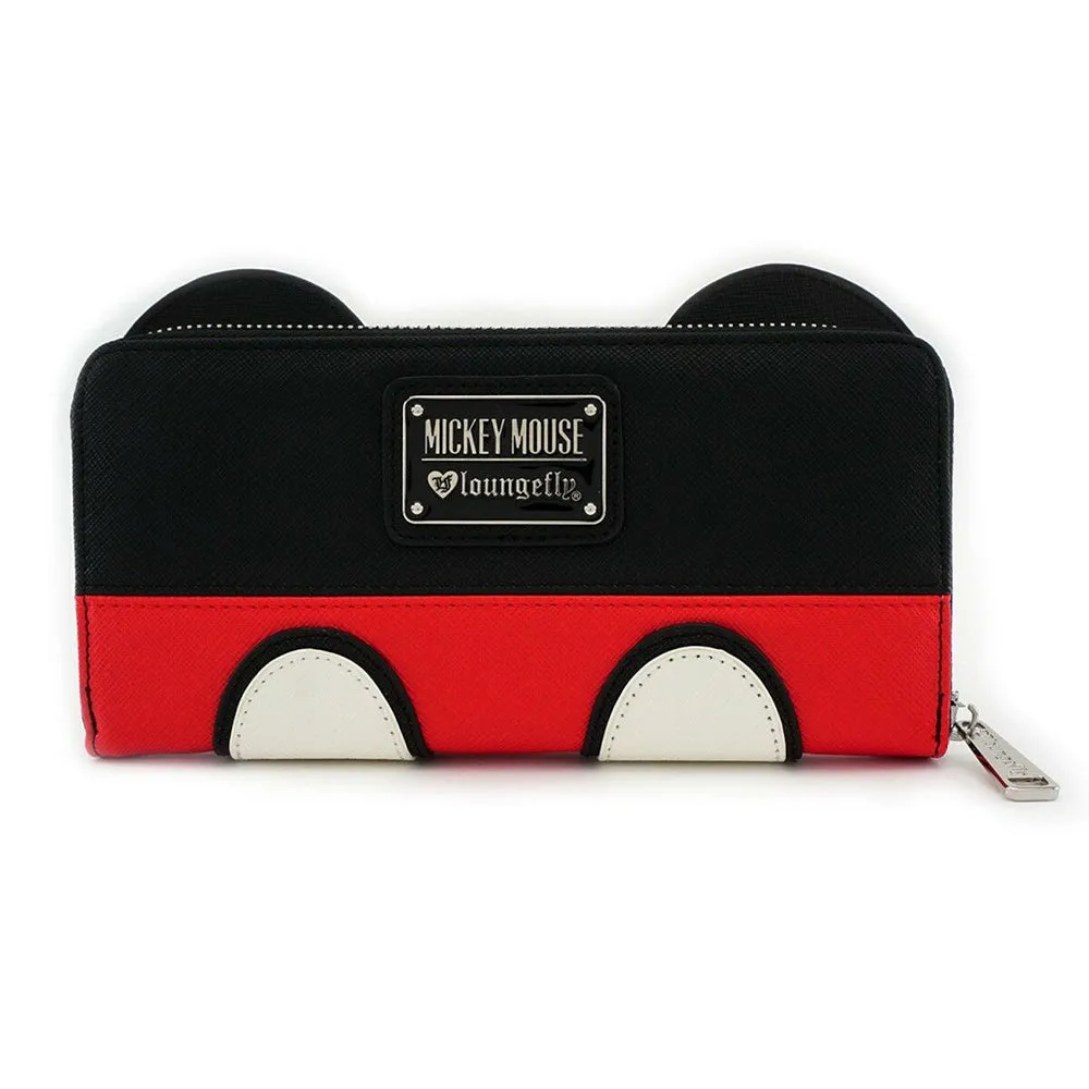 Loungefly Disney Mickey Mouse Suit Zip Wallet