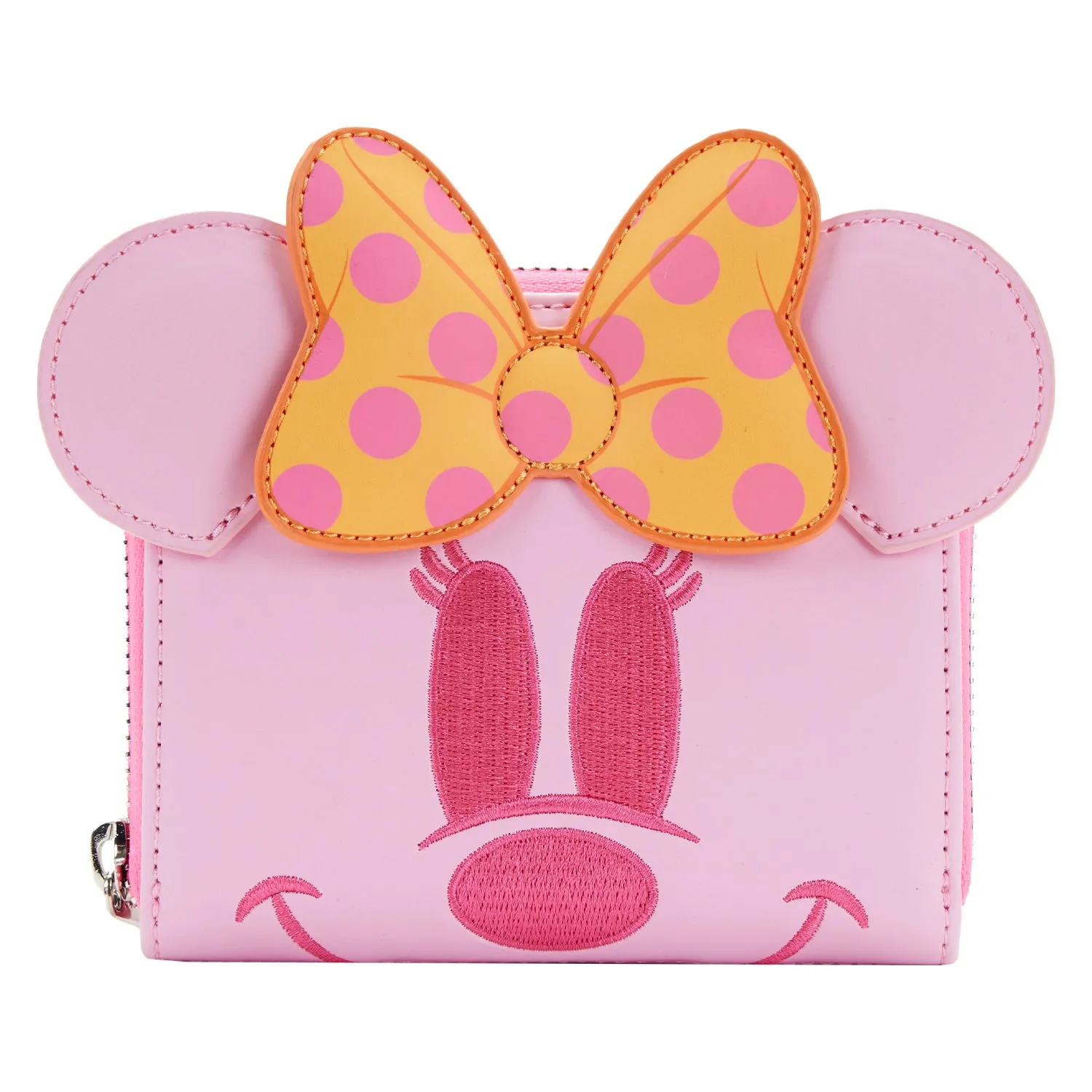 Loungefly Disney Pastel Ghost Minnie Glow in the Dark Zip Around Wallet