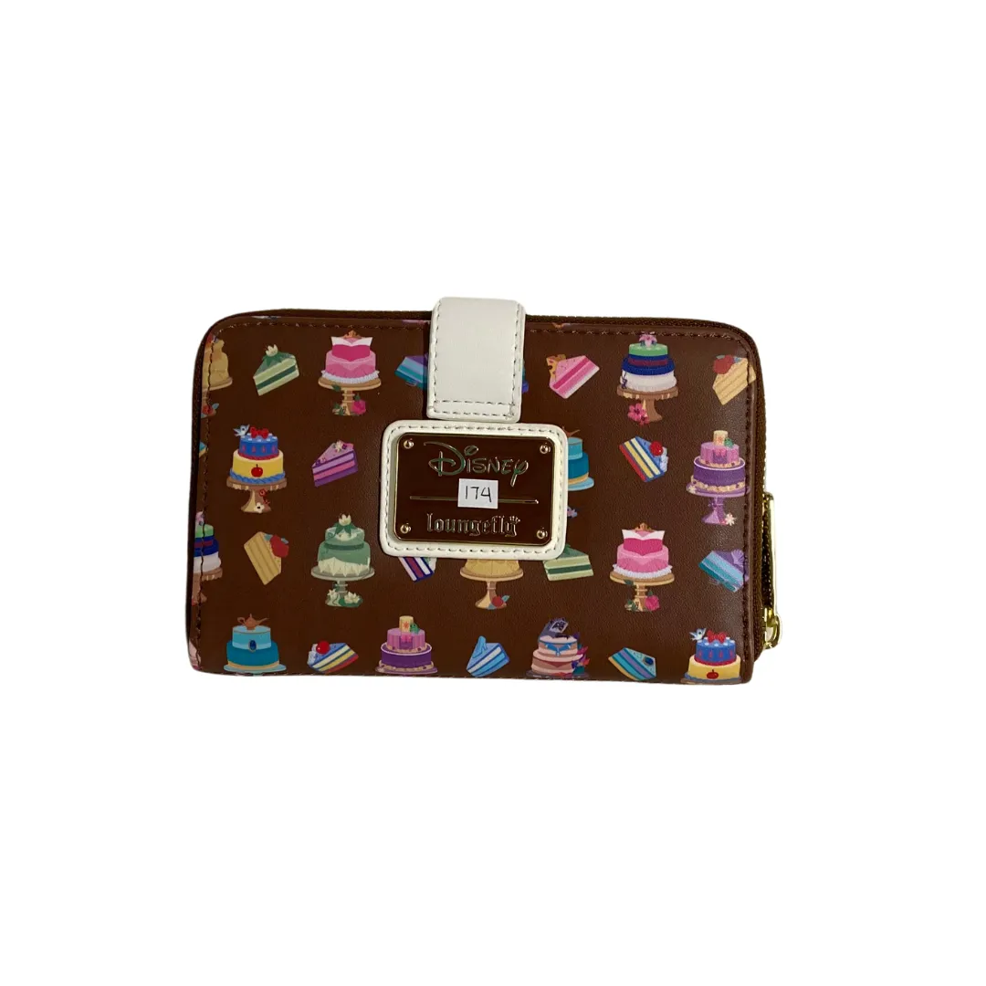 Loungefly Disney Princess Cakes Zip Around Wallet DEFECTIVE 174