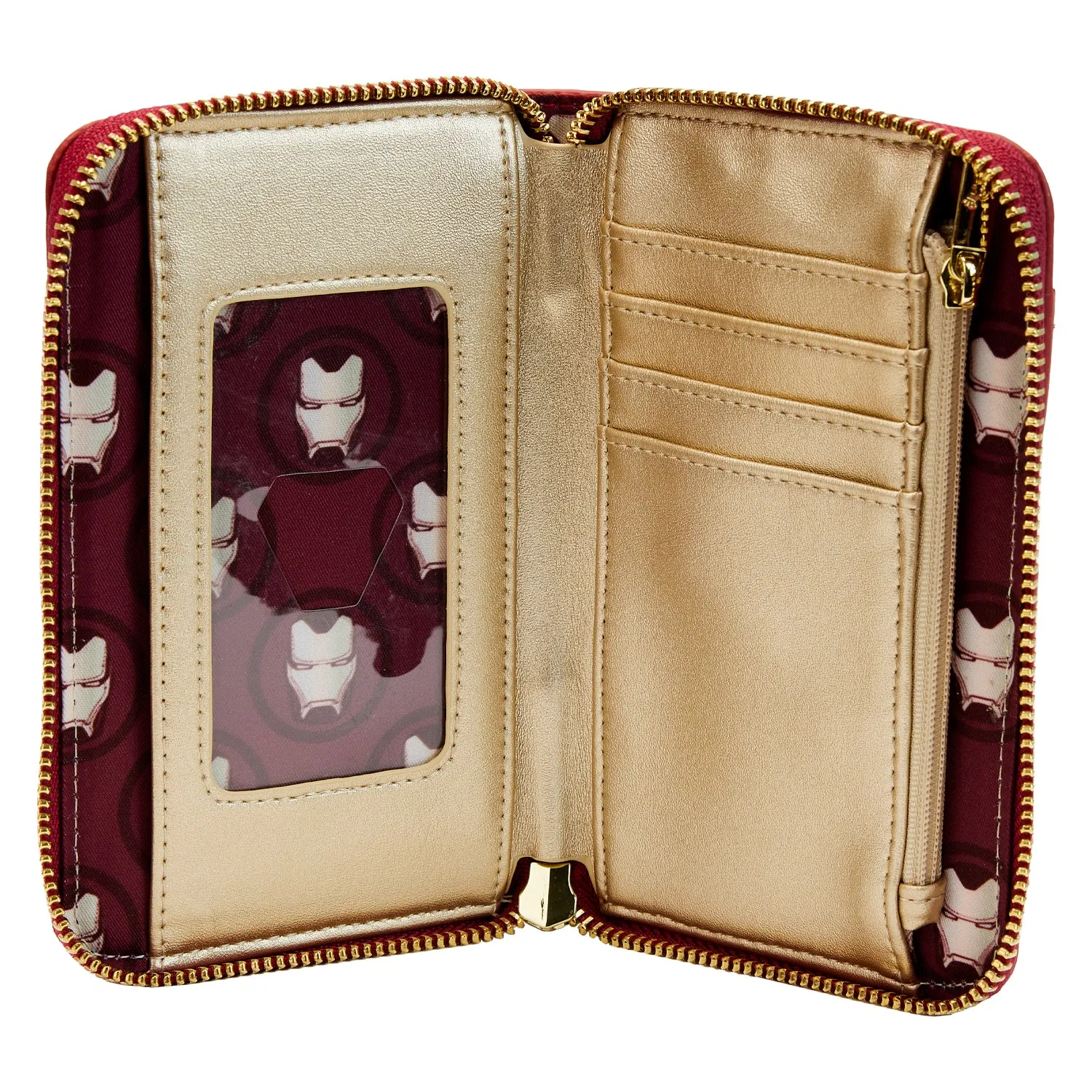 Loungefly Marvel Iron Man 15th Anniversary Cosplay Zip Around Wallet