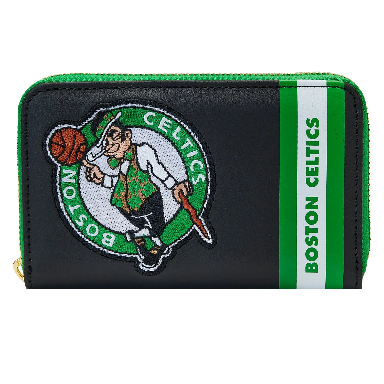 Loungefly NBA Boston Celtics Patch Icons Zip Around Wallet