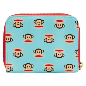 Loungefly Paul Frank Julius Head AOP Zip Around Wallet