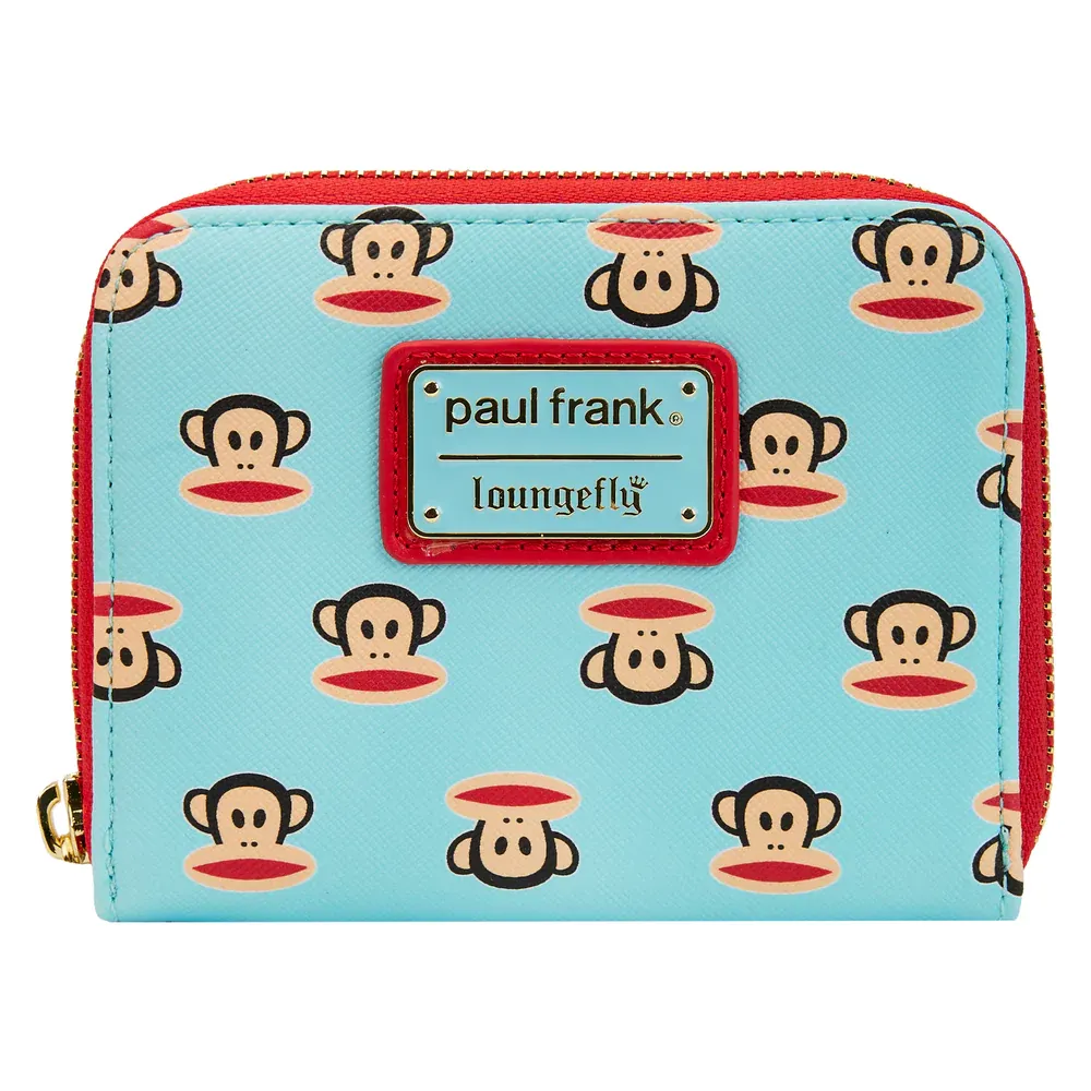 Loungefly Paul Frank Julius Head AOP Zip Around Wallet