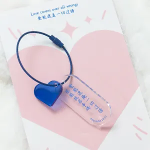 Love Covers All Wrongs | Acrylic Keychain