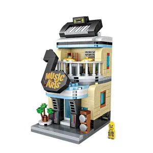 LOZ 1623 Music Arts Mini Block Building Bricks Set Mini Street (Copy)