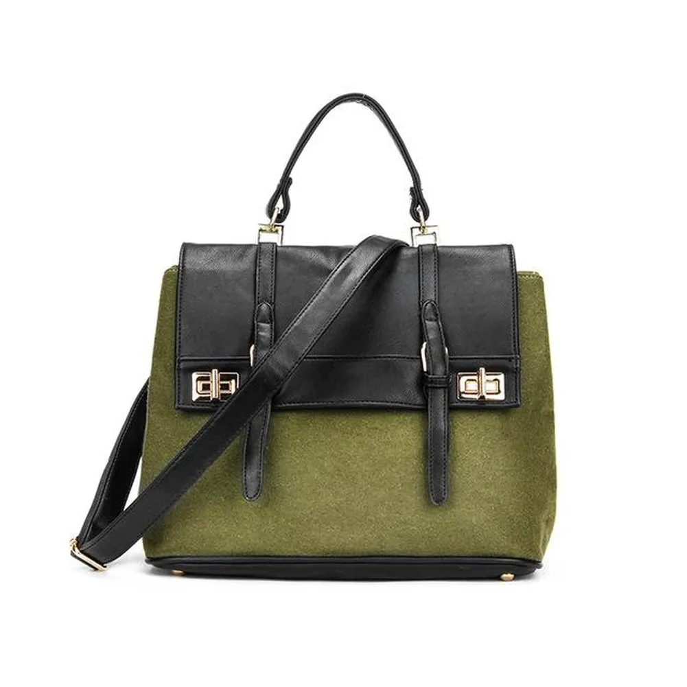 <bold>Messenger / Crossbody Bag <br>Vegan-Leather