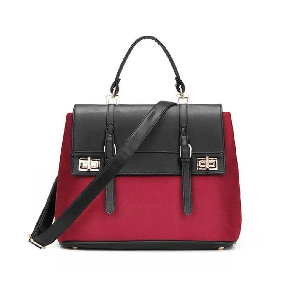 <bold>Messenger / Crossbody Bag <br>Vegan-Leather