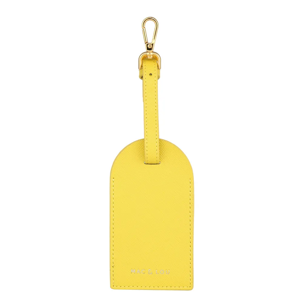 Luggage Tag - Yellow