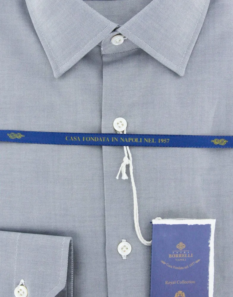 Luigi Borrelli Gray Shirt - Slim