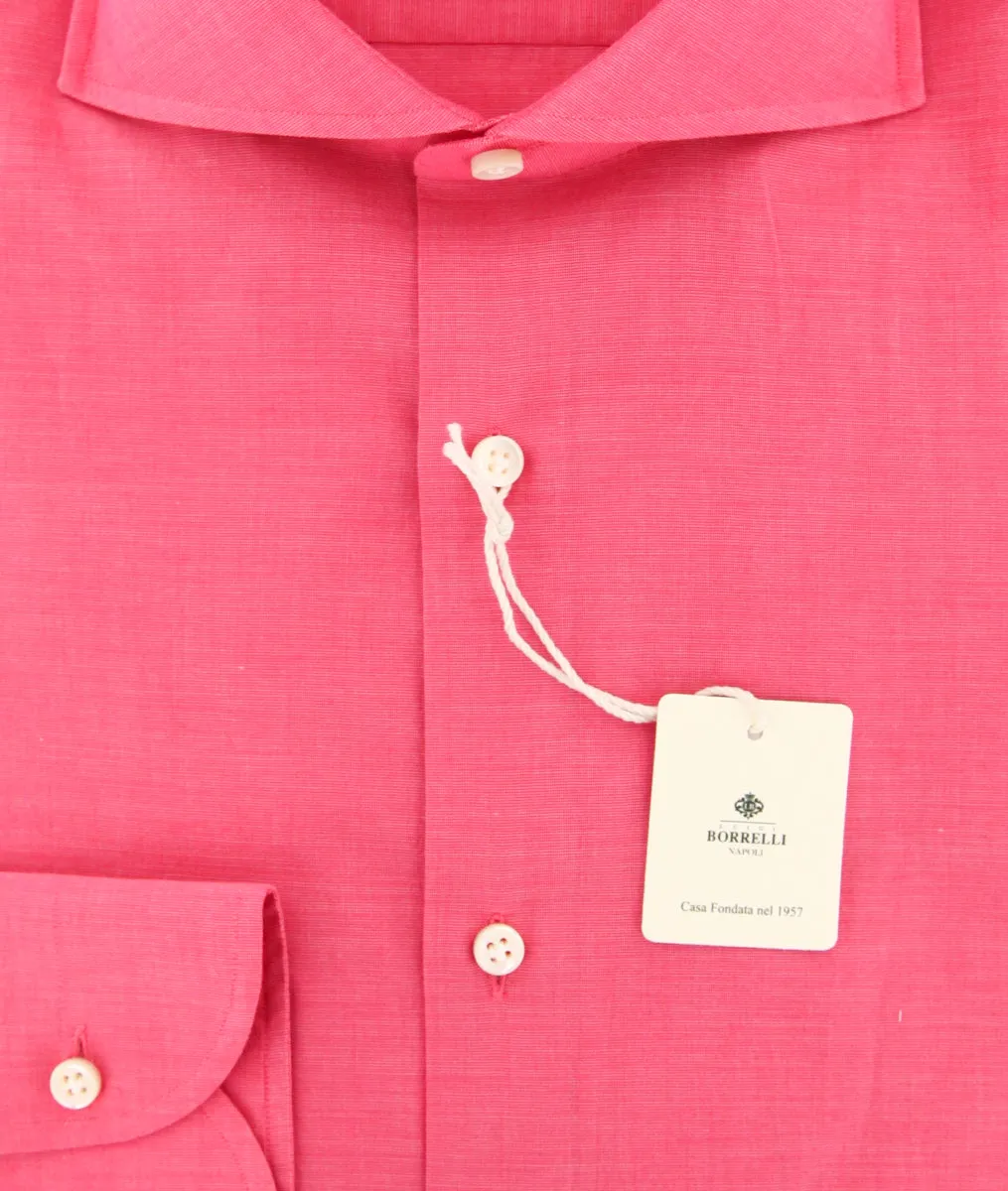 Luigi Borrelli Pink Shirt - Slim