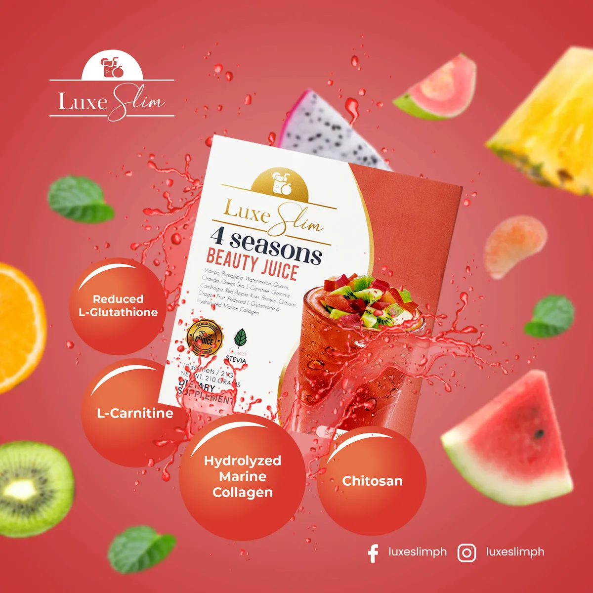 Luxe Slim Beauty Juice / Beauty Smoothie / Coffee