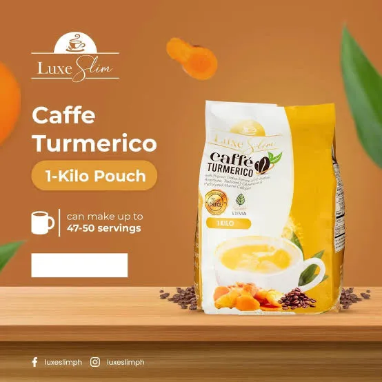 Luxe Slim Caffe Turmerico 1 Kilo Pouch