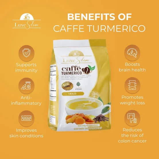 Luxe Slim Caffe Turmerico 1 Kilo Pouch