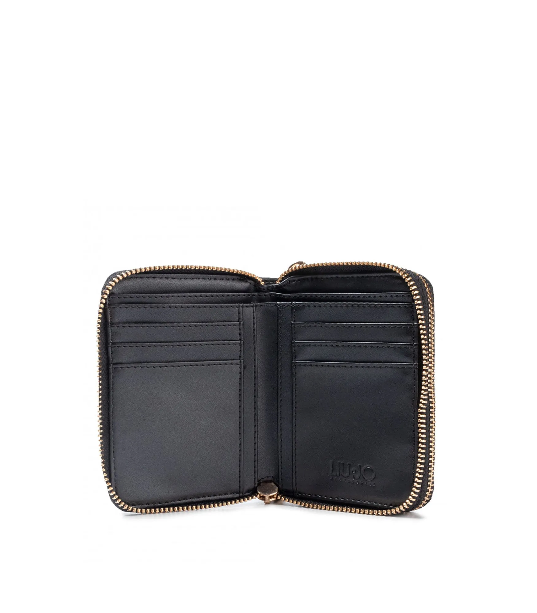 M Double Zip Around - Nero