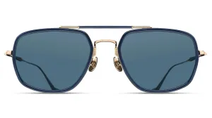 M3123-Brushed Gold / Navy Blue Grey
