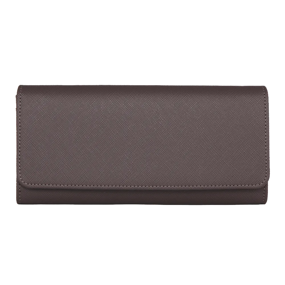 MAC&LOU Bifold Wallet Vegan Leather Brown
