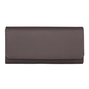 MAC&LOU Bifold Wallet Vegan Leather Brown