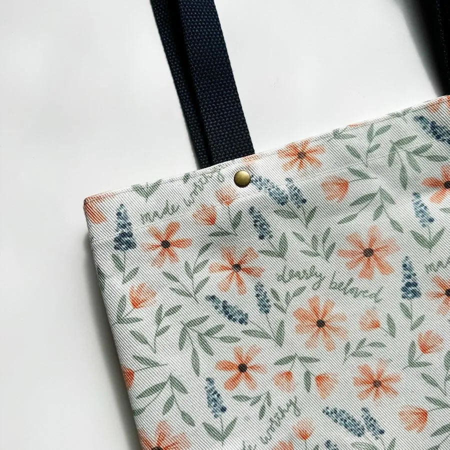 Made Worthy, Dearly Beloved Tote Bag (Large)