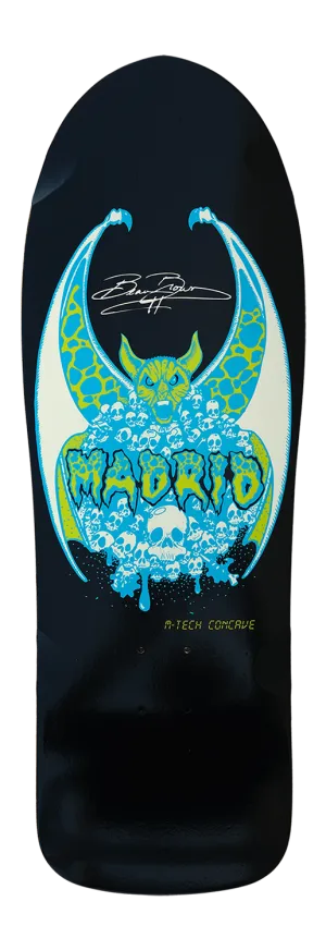Madrid Beau Brown Bat LTD Glow In The Dark 10.25" Skateboard Deck