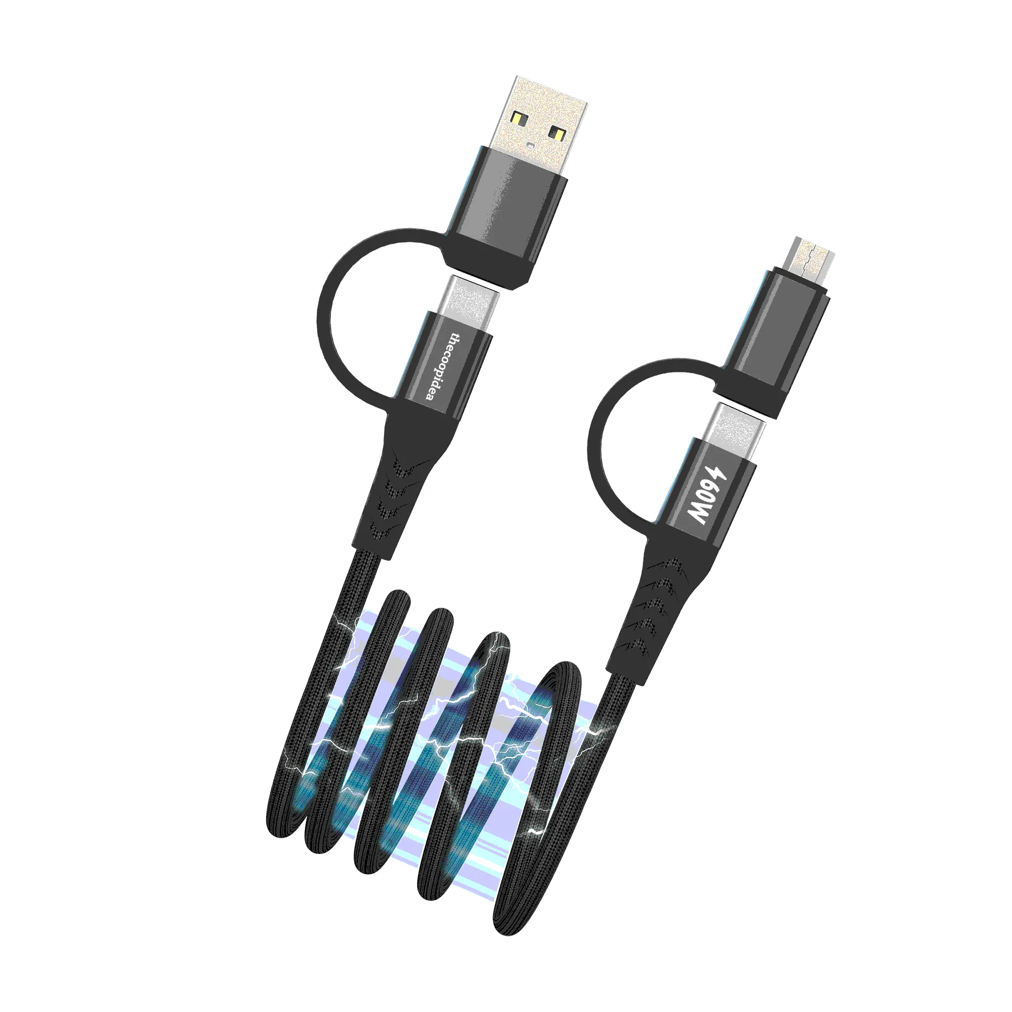 Mag Pro - 1.2m Magnetic 4 in 1 Cable